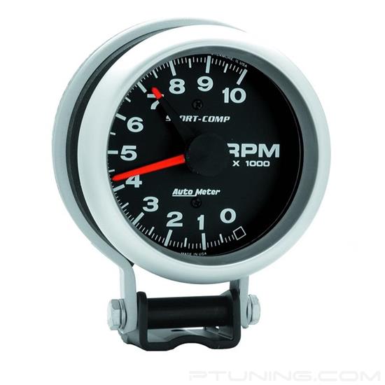 Picture of Sport-Comp Series 3-3/4" Pedestal Tachometer Gauge, 0-10,000 RPM