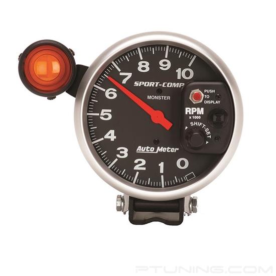 Picture of Sport-Comp Series 5" Pedestal Tachometer Gauge, 0-10,000 RPM