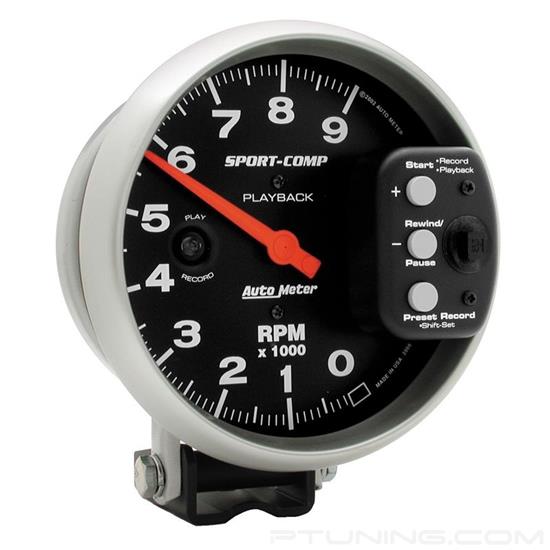 Picture of Sport-Comp Series 5" Pedestal Tachometer Gauge, 0-9,000 RPM