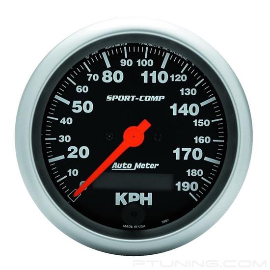 Picture of Sport-Comp Series 3-3/8" Speedometer Gauge, 0-190 KPH
