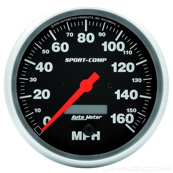 Picture of Sport-Comp Series 5" Speedometer Gauge, 0-160 MPH