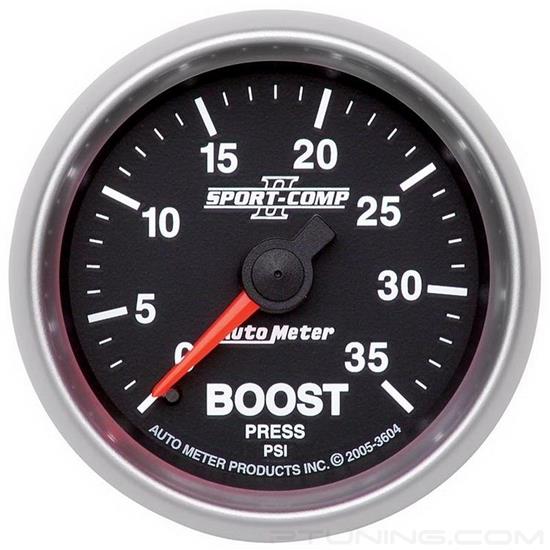 Picture of Sport-Comp II Series 2-1/16" Boost Gauge, 0-35 PSI