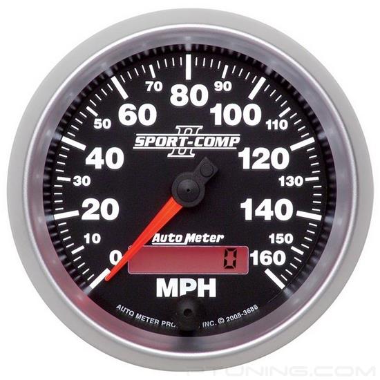 Picture of Sport-Comp II Series 3-3/8" Speedometer Gauge, 0-160 MPH