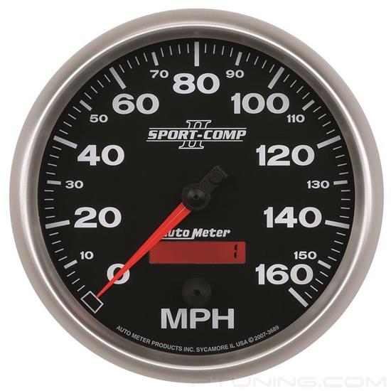 Picture of Sport-Comp II Series 5" Speedometer Gauge, 0-160 MPH