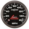 Picture of Sport-Comp II Series 5" Speedometer Gauge, 0-160 MPH
