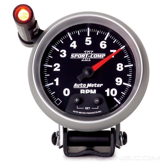 Picture of Sport-Comp II Series 3-3/4" Pedestal Tachometer Gauge, 0-10,000 RPM