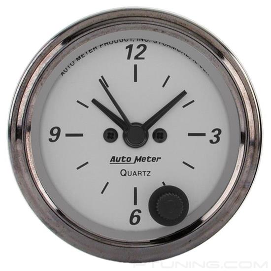 Picture of American Platinum Series 2-1/16" Clock Gauge, 12 Hour Quartz