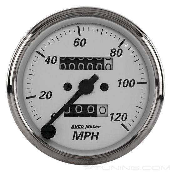 Picture of American Platinum Series 3-1/8" Speedometer Gauge, 0-120 MPH, Mechanical