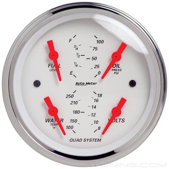 Picture of Arctic White Series 3-3/8" Quad Gauge