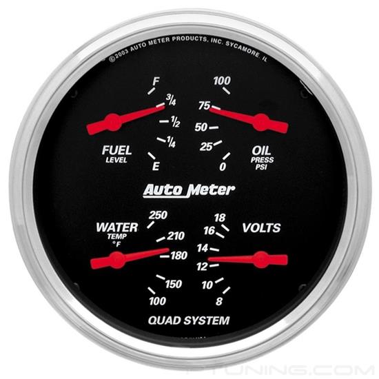 Picture of Designer Black Series 5" Quad Gauge