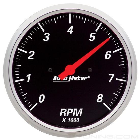 Picture of Designer Black Series 5" In-Dash Tachometer Gauge, 0-8,000 RPM