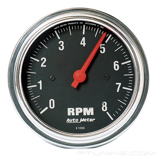 Picture of Traditional Chrome Series 3-3/8" In-Dash Tachometer Gauge, 0-8,000 RPM