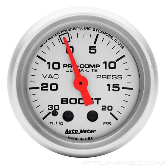 Picture of Ultra-Lite Series 2-1/16" Boost/Vacuum Gauge, 30 In Hg/20 PSI