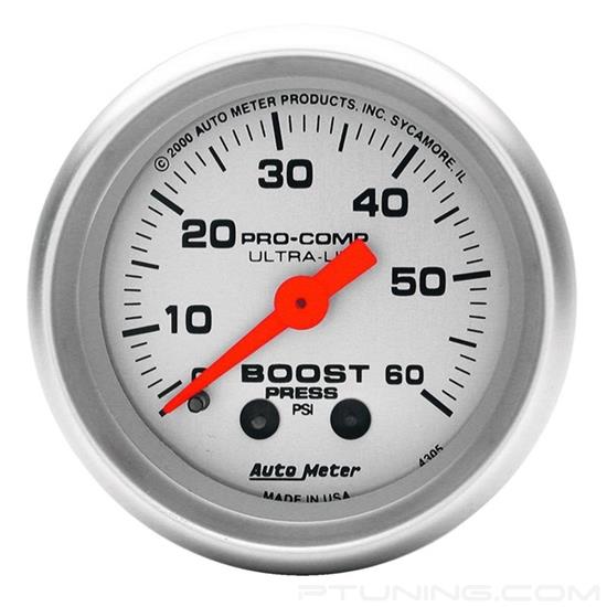 Picture of Ultra-Lite Series 2-1/16" Boost Gauge, 0-60 PSI