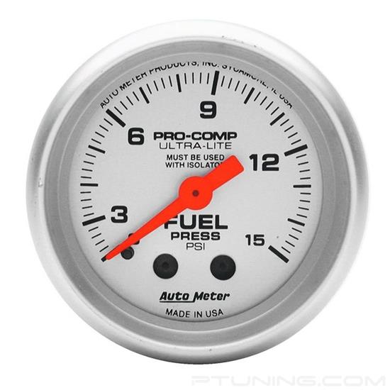 Picture of Ultra-Lite Series 2-1/16" Fuel Pressure Gauge, 0-15 PSI