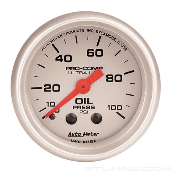 Picture of Ultra-Lite Series 2-1/16" Oil Pressure Gauge, 0-100 PSI