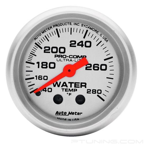 Picture of Ultra-Lite Series 2-1/16" Water Temperature Gauge, 140-280 F
