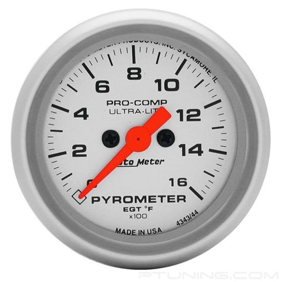 Picture of Ultra-Lite Series 2-1/16" EGT Pyrometer Gauge, 0-1600 F