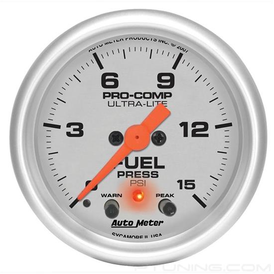 Picture of Ultra-Lite Series 2-1/16" Fuel Pressure Gauge, 0-15 PSI