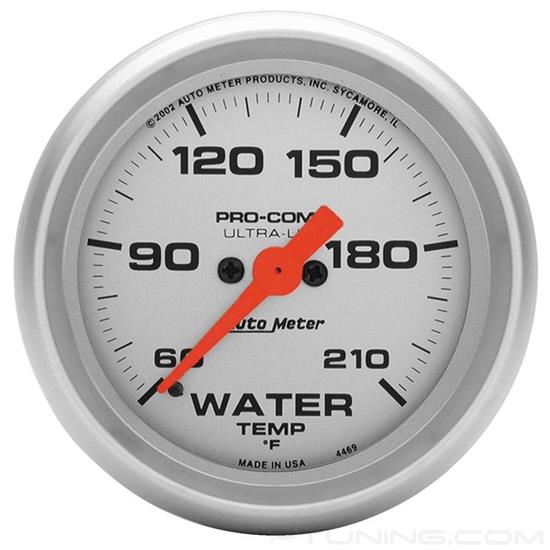 Picture of Ultra-Lite Series 2-1/16" Water Temperature Gauge, 60-210 F