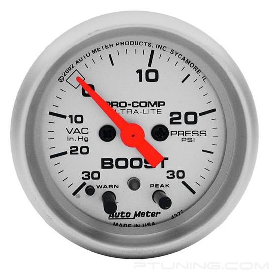 Picture of Ultra-Lite Series 2-1/16" Boost/Vacuum Gauge, 30 In Hg/15 PSI