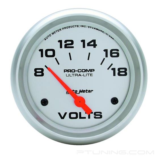 Picture of Ultra-Lite Series 2-5/8" Voltmeter Gauge, 8-18V