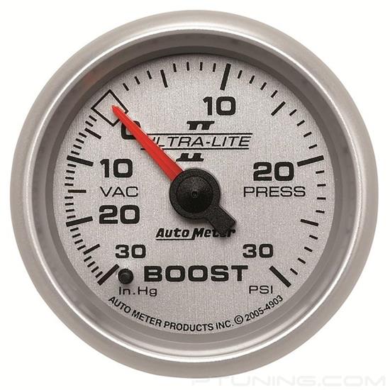 Picture of Ultra-Lite II Series 2-1/16" Boost/Vacuum Gauge, 30 In Hg/30 PSI