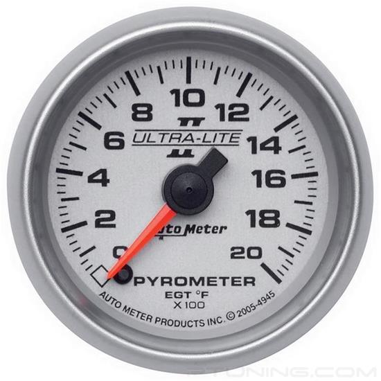 Picture of Ultra-Lite II Series 2-1/16" EGT Pyrometer Gauge, 0-2000 F