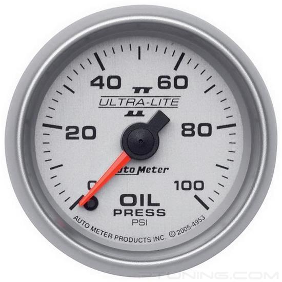 Picture of Ultra-Lite II Series 2-1/16" Oil Pressure Gauge, 0-100 PSI