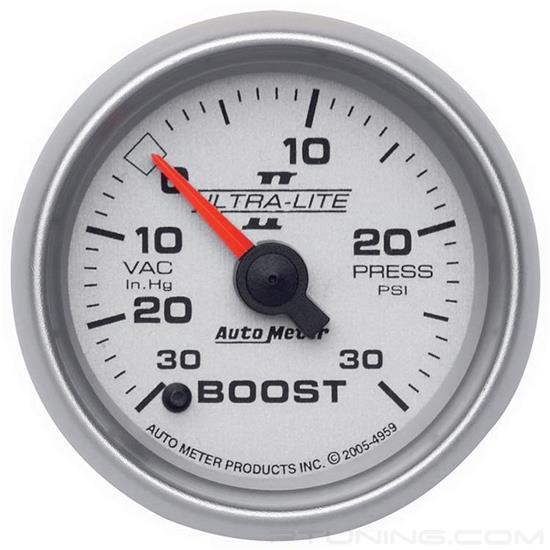 Picture of Ultra-Lite II Series 2-1/16" Boost/Vacuum Gauge, 30 In Hg/30 PSI