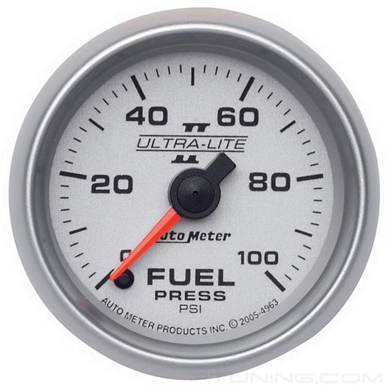 Picture of Ultra-Lite II Series 2-1/16" Fuel Pressure Gauge, 0-100 PSI