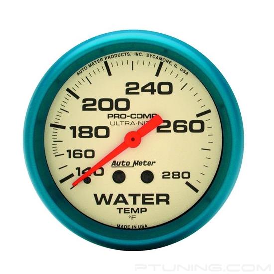 Picture of Ultra-Nite Series 2-5/8" Water Temperature Gauge, 140-280 F