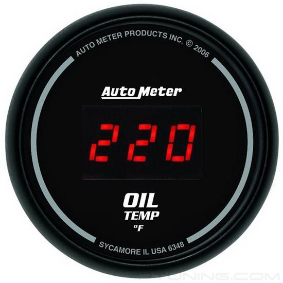 Picture of Sport-Comp Digital Series 2-1/16" Oil Temperature Gauge, 0-340 F