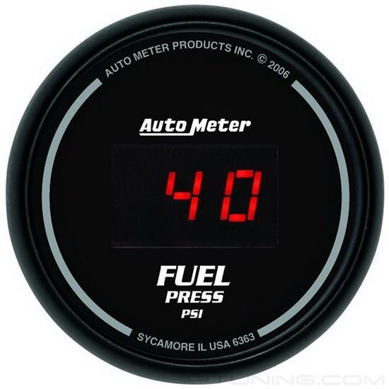 Picture of Sport-Comp Digital Series 2-1/16" Fuel Pressure Gauge, 0-100 PSI