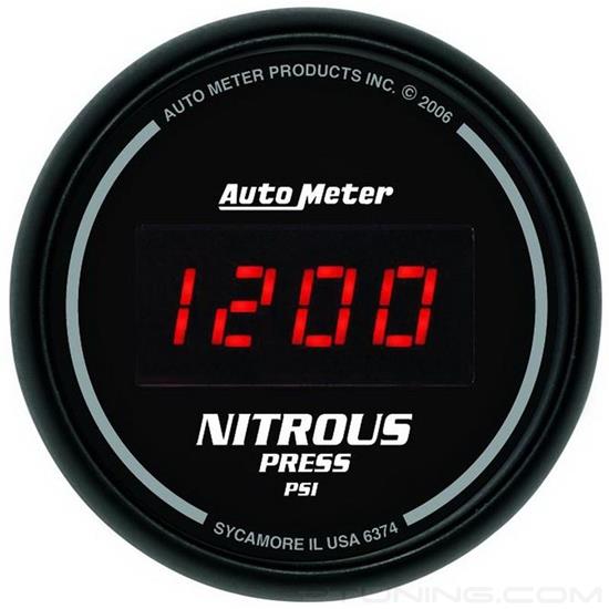 Picture of Sport-Comp Digital Series 2-1/16" Nitrous Pressure Gauge, 0-1600 PSI