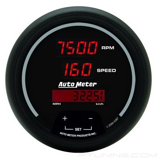 Picture of Sport-Comp Digital Series 3-3/8" Tachometer/Speedometer Combo Gauge