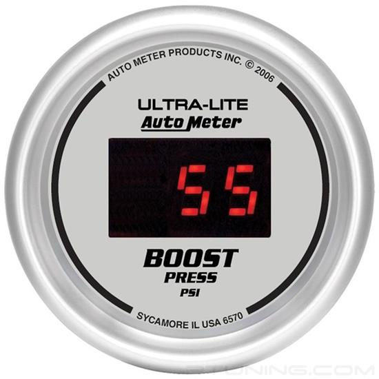 Picture of Ultra-Lite Digital Series 2-1/16" Boost Gauge, 5-60 PSI