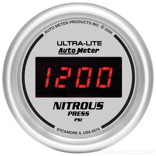 Picture of Ultra-Lite Digital Series 2-1/16" Nitrous Pressure Gauge, 0-1600 PSI