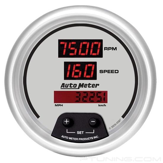 Picture of Ultra-Lite Digital Series 3-3/8" Tachometer/Speedometer Combo Gauge