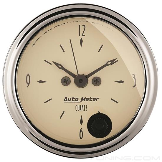 Picture of Antique Beige Series 2-1/16" Clock Gauge, 12 Hour
