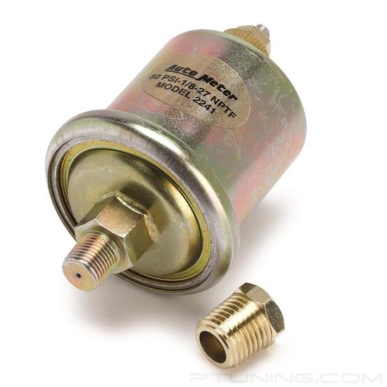 Picture of Oil Pressure Sensor, 0-80 PSI, 1/8" NPT Male