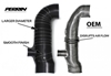 Picture of Turbo Air Inlet Hose - Black (3" ID)