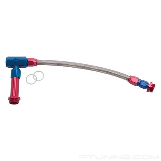 Picture of ProFlex 6AN to 3/8" NPT Female Holley 4150 Dual Inlet Carb Kit - Red/Blue