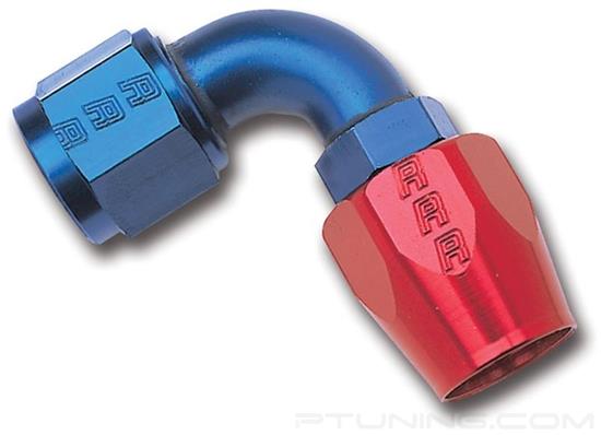 Picture of Full Flow 12AN 90 Degree Hose End - Red/Blue