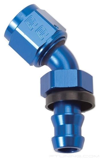 Picture of Twist-Lok 8AN 45 Degree Hose End - Blue