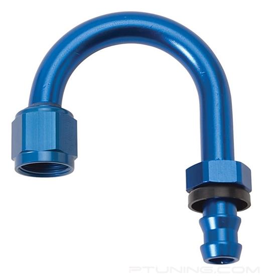 Picture of Twist-Lok 6AN 180 Degree Hose End (1" Radius) - Blue