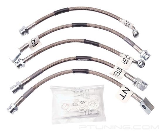 Picture of Street Legal Stainless Steel Braided Brake Line Kit (Set of 5)
