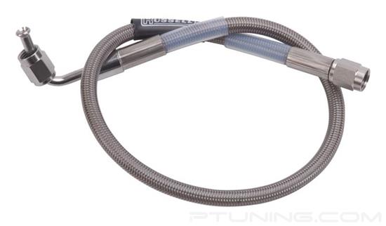 Picture of Competition 3AN Straight to 3AN 90 Degree Stainless Steel Braided Brake Line Assembly (27")
