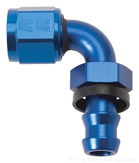 Picture of Twist-Lok 8AN 90 Degree Hose End - Blue