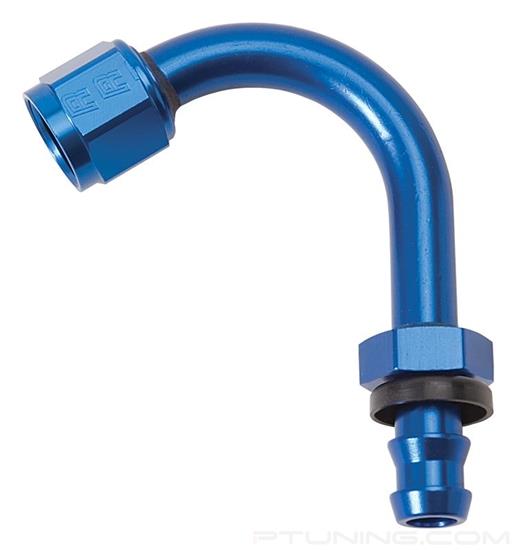Picture of Twist-Lok 8AN 120 Degree Hose End (1-1/4" Radius) - Blue